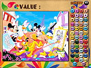 Mickey and Friends Coloring Math Game