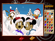 Mickey Family Online Coloring Game