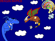 Dragon Battle Coloring Game
