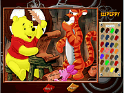 Winnie the Pooh Online Coloring Game