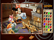 Mickey Donald and Goofy Online Coloring Game