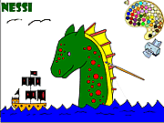 Nessie Coloring Game