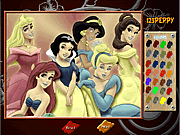 Disney Princess Online Coloring Game