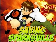 Ben 10 Saving Sparksville Game
