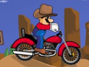 Cowboy Mario Bike Game