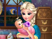 Elsa Frozen Baby Feeding