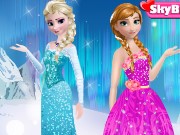 Frozen sisters dressup