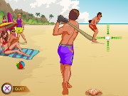 Beach Baseball Game