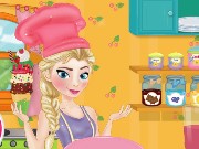 Elsa Making Ice Cream Game