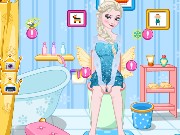 Elsa Toilet Decoration Game