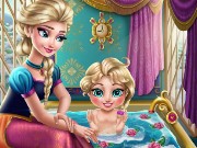 Elsa Baby Wash Game