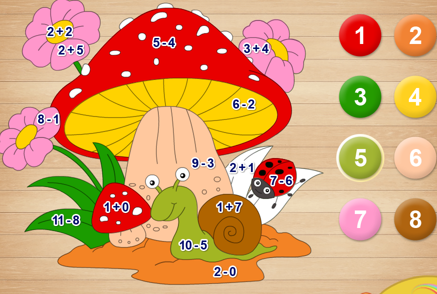 Math Coloring by Numbers