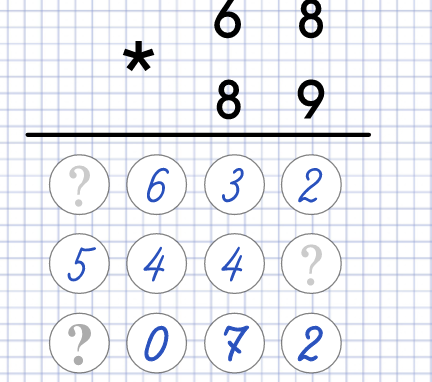 Column Multiplication Game
