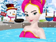 Frozen Elsa Outdoor Spa Game