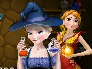 Elsa And Anna Superhero Potions Game
