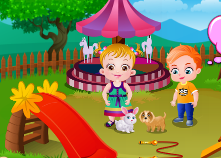 Baby Hazel Pet Hospital Game