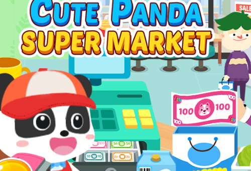 Cute Panda Supermarket