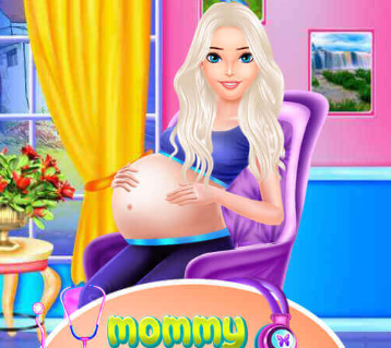 Mommy Pregnant Caring Game