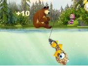 Masha and the Bear Fishing