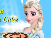 Elsa Brownie Cake