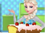 Elsa Cooking Pound Cake Game