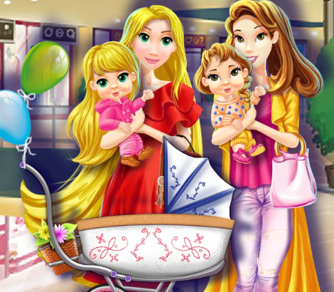 Mommy Princess Go Shopping Game