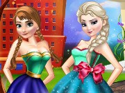 Beauty Salon Elsa And Anna Game