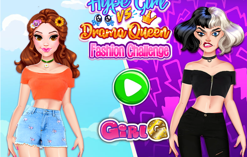 Hype Girl vs Drama Queen Fashion Challenge Game