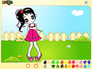 Garden Girl Painting Game