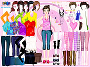 Selma Pink Dress Up Game