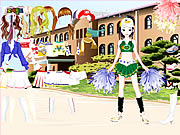 Cheerleader Dress Up Game