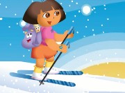 Dora Downhill Skiing Game