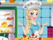 Elsa Cooking Muffins Game