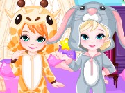 Frozen Baby Sisters Bedtime Game