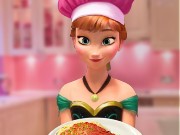 Anna Cooking Spaghetti