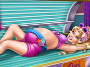 Pregnant Tanning Solarium Game