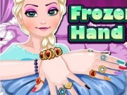 Frozen Elsa Hand Spa Game