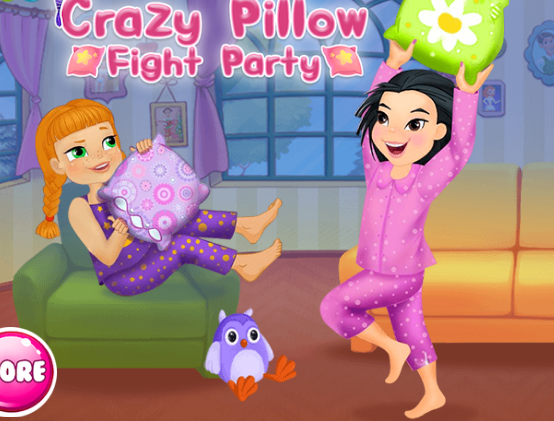 Crazy Pillow Fight Part