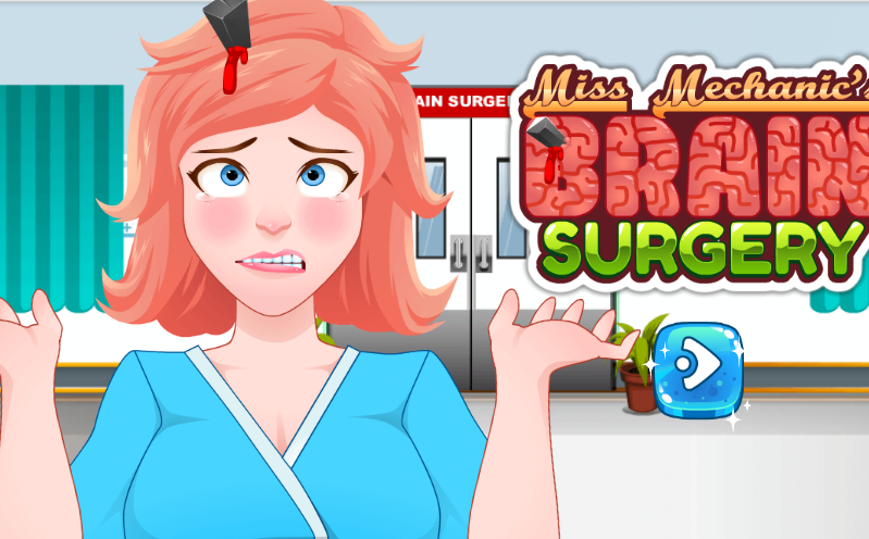 Miss Mechanics Brain Surgery Game