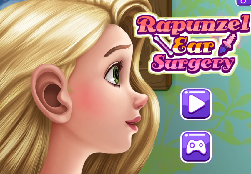 Rapunzel Ear Surgery Game