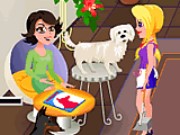 Lilly Kissing Pet Salon Game