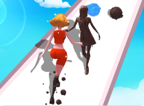 Girl Run Beauty 3D