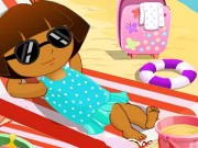 Dora At Beach Game