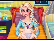 Frozen Elsa Baby Birth Game